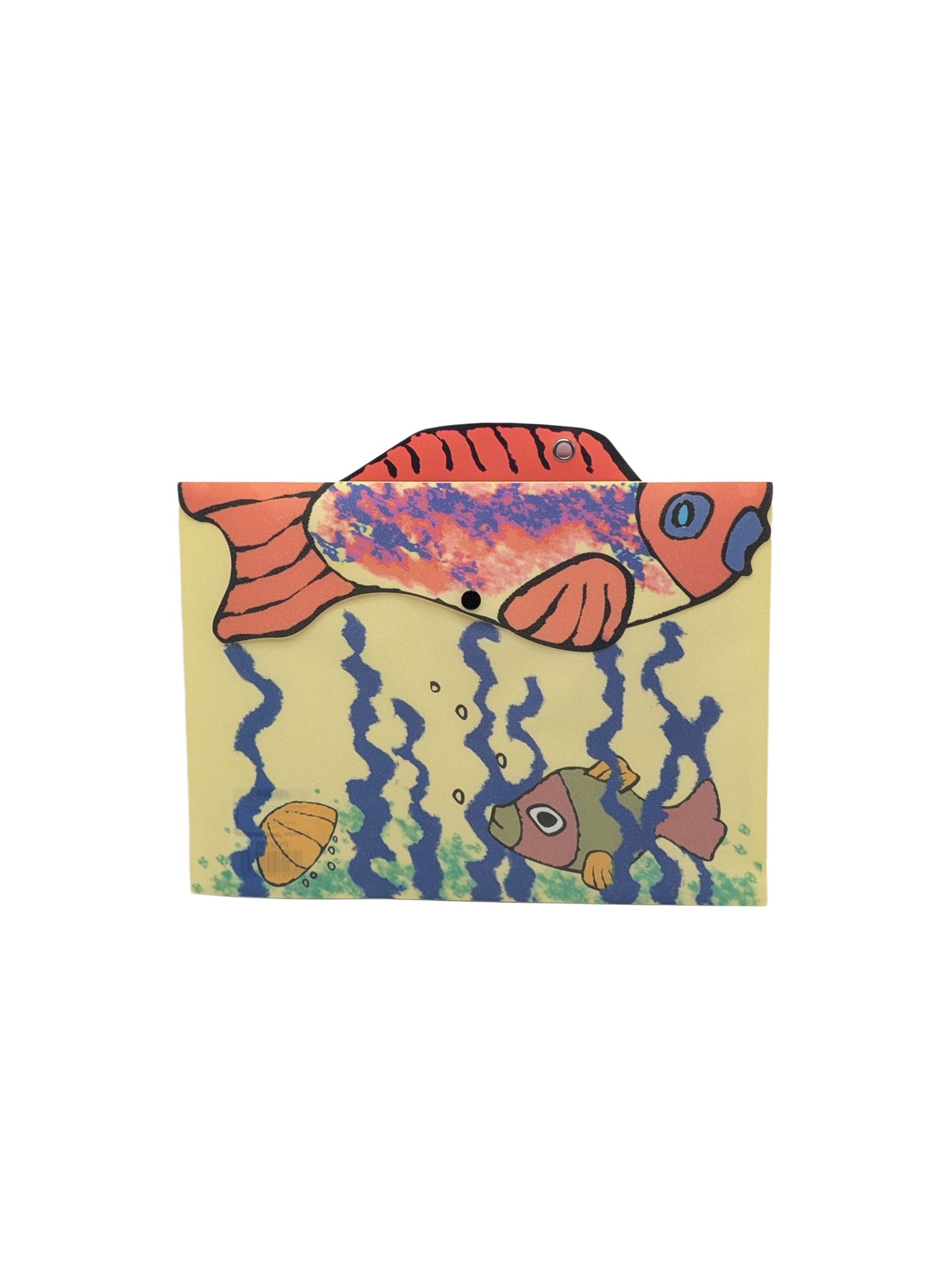 Pochette à bouton Fish