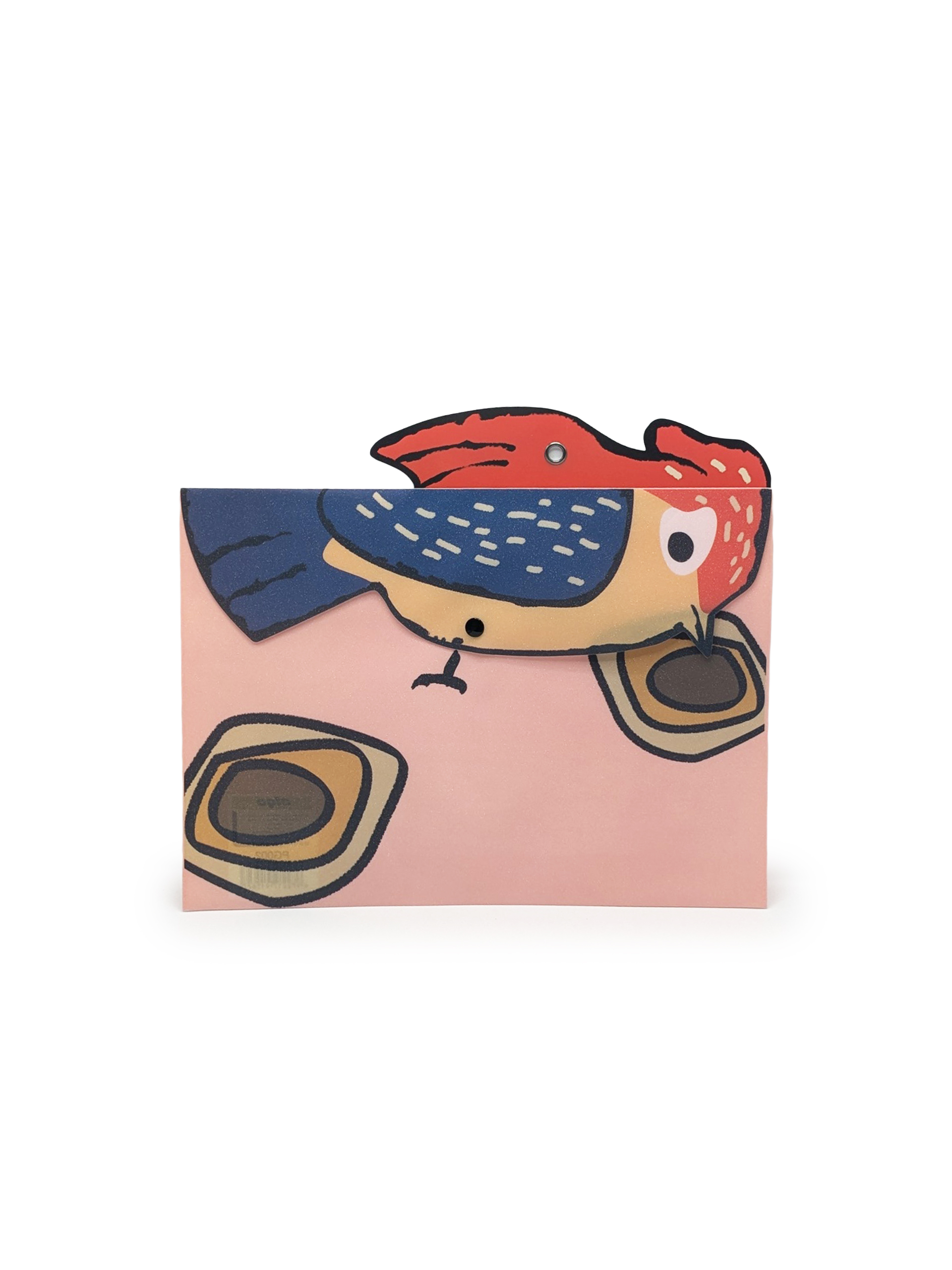 Pochette à bouton Bird