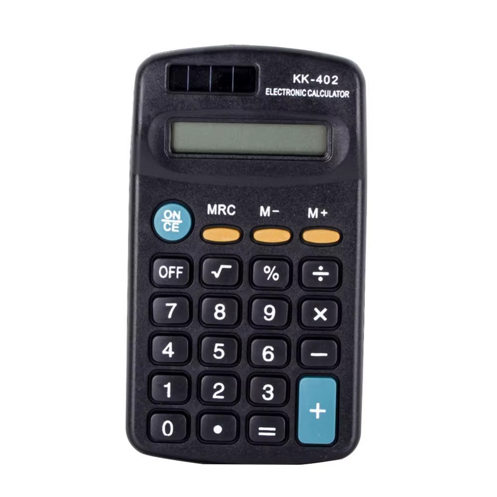 Calculatrice de poche solaire 8 chiffres