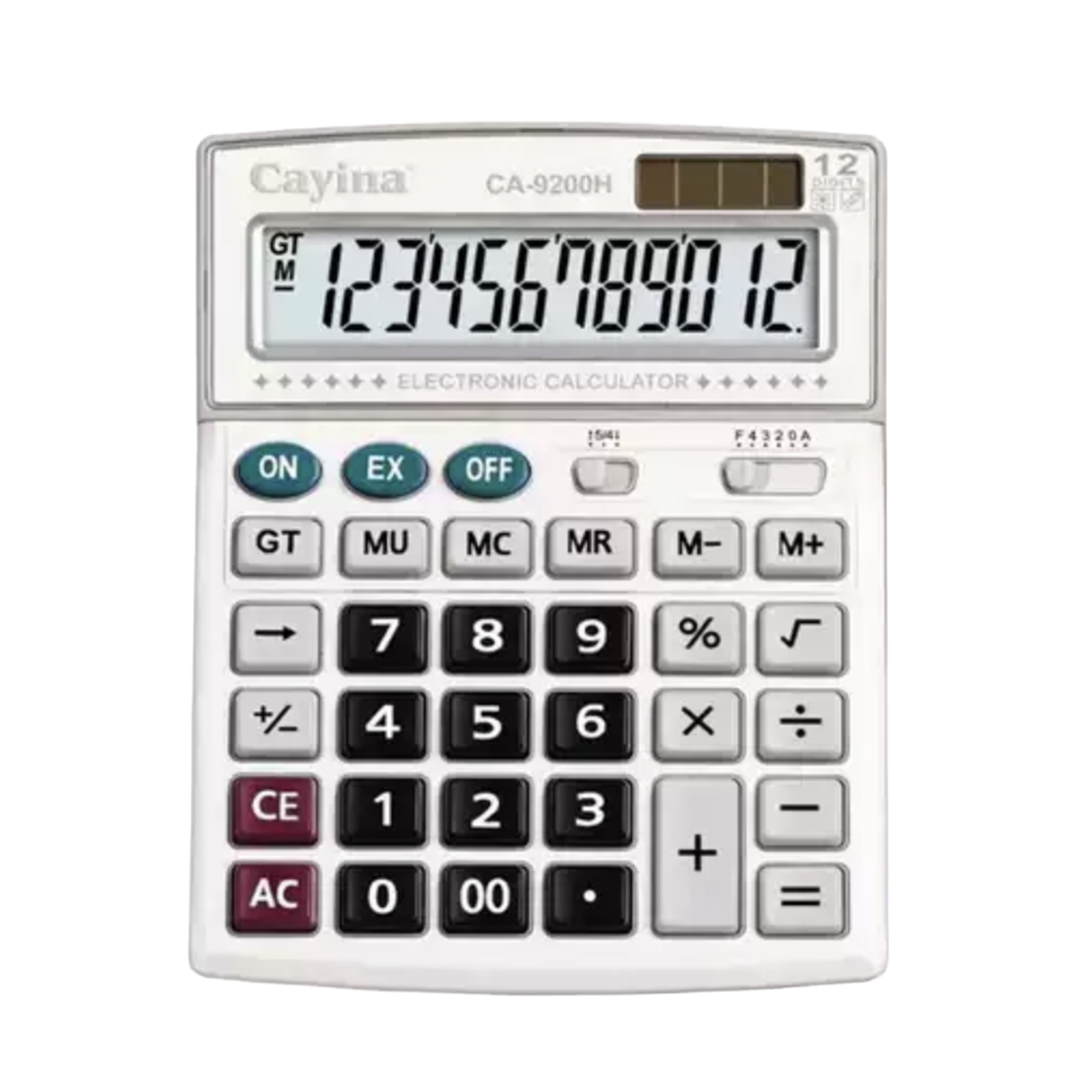 Calculatrice de bureau 12 chiffres Cayina CA-9200H