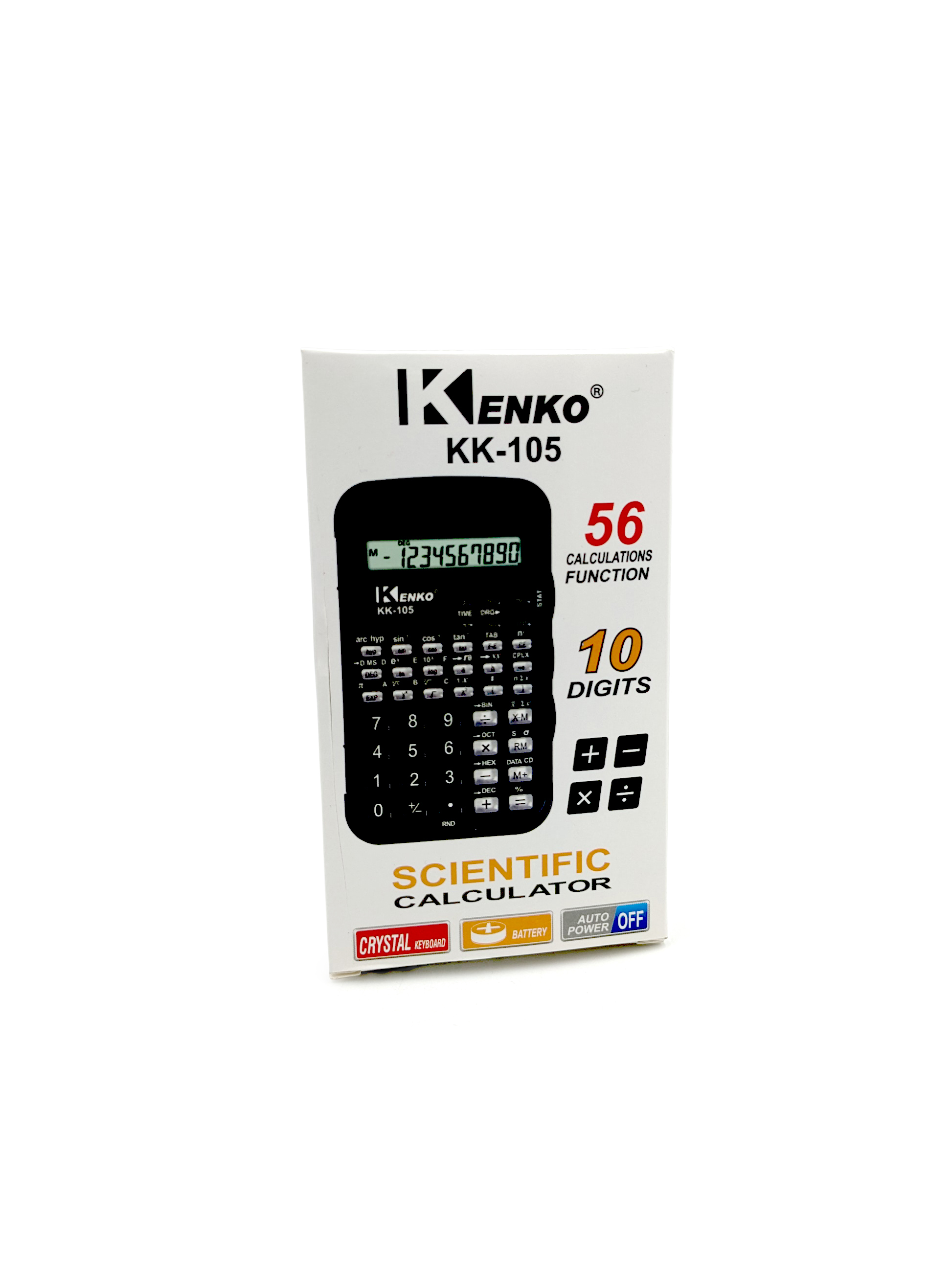 Calculatrice scientifique Kenko KK-105 – 56 fonctions