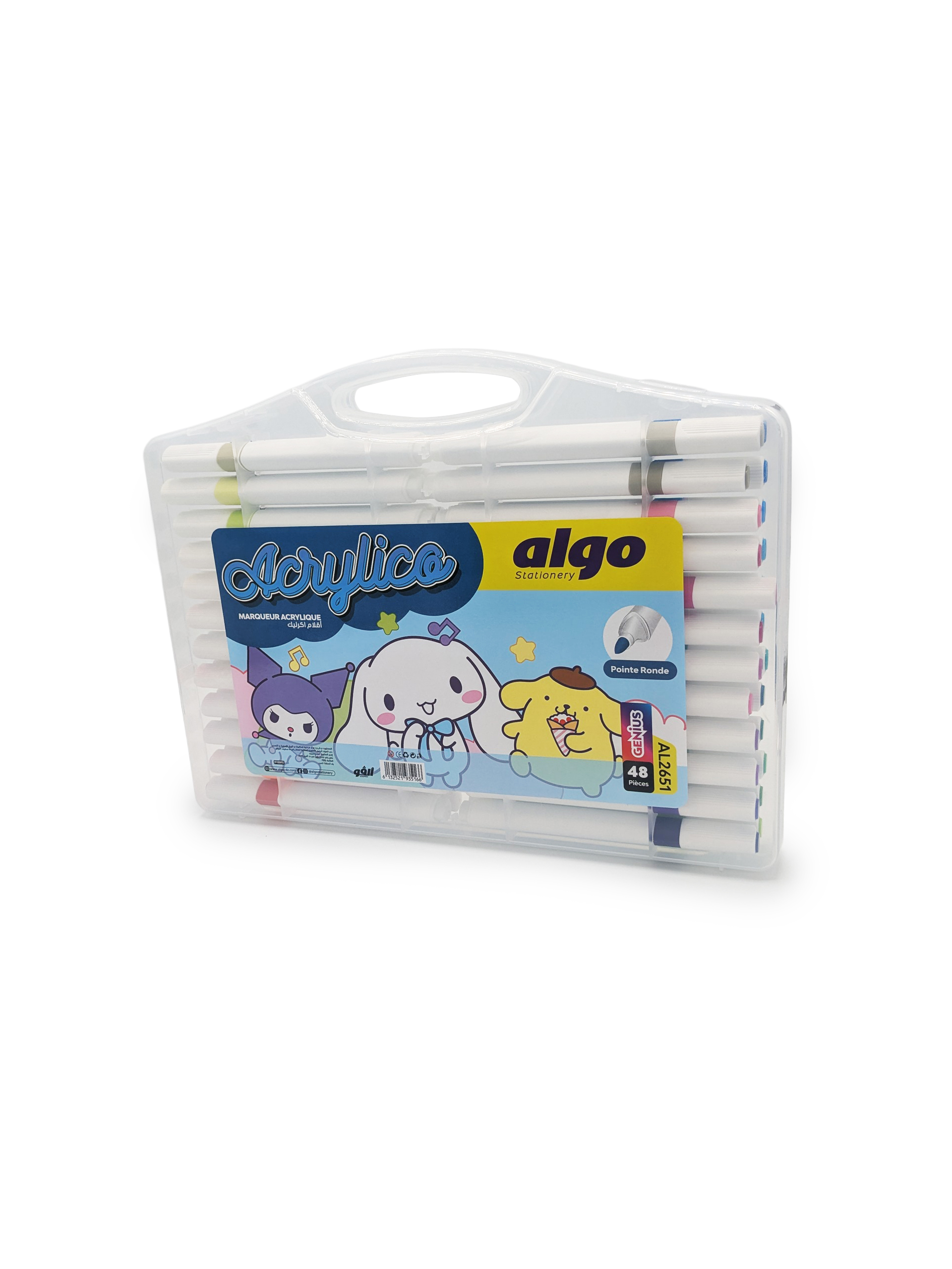 Marqueurs acryliques Acrylico Algo – coffret de 48