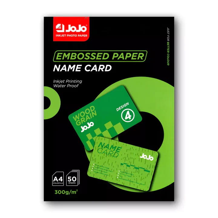 Papier gaufré pour cartes de visite Jojo Wood Grain A4 – 300g/m²