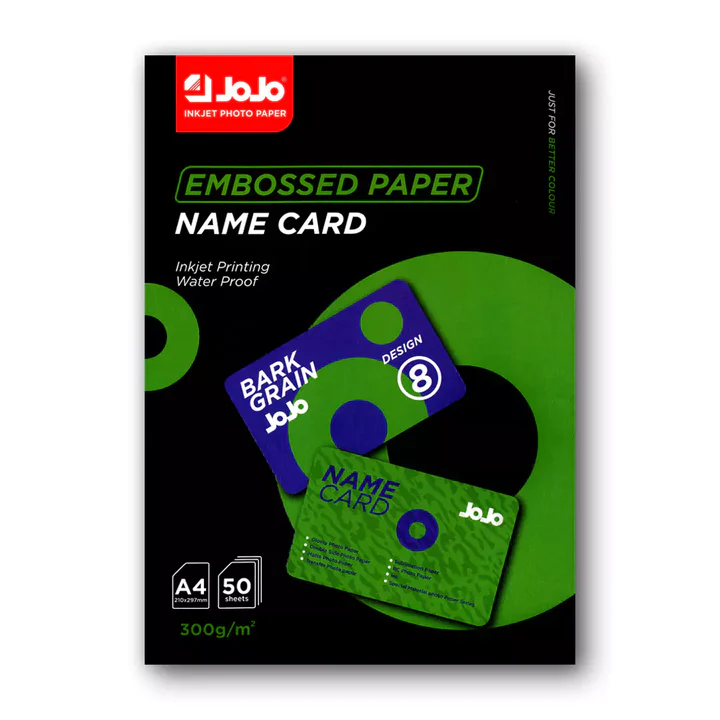 Papier gaufré pour cartes de visite Jojo Bark Grain A4 – 300g/m²