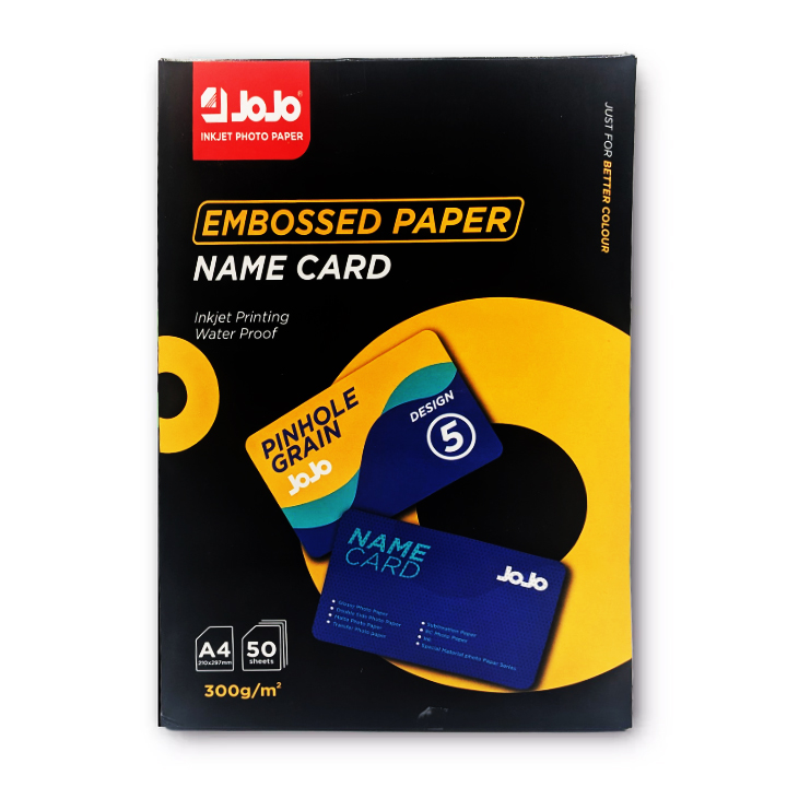 Papier gaufré pour cartes de visite Jojo Pinhole Grain A4 – 300g/m²