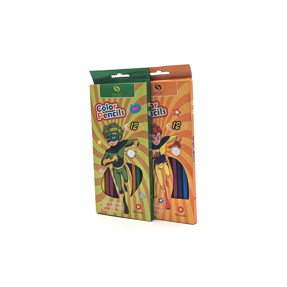 Crayons de couleur Smart – boîte de 12 Couleurs L