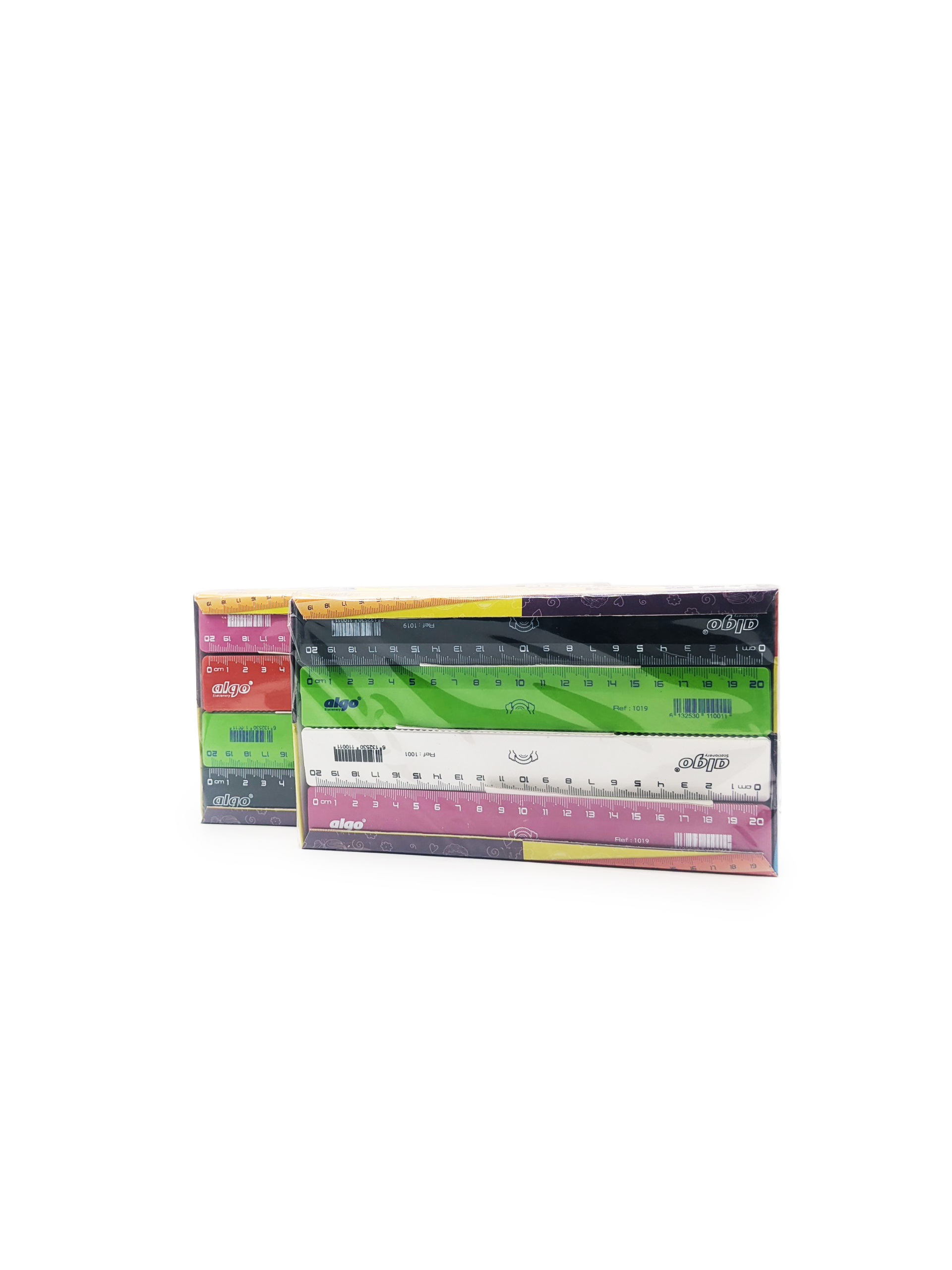 Règle plate Algo Genius 20 cm – couleurs assorties