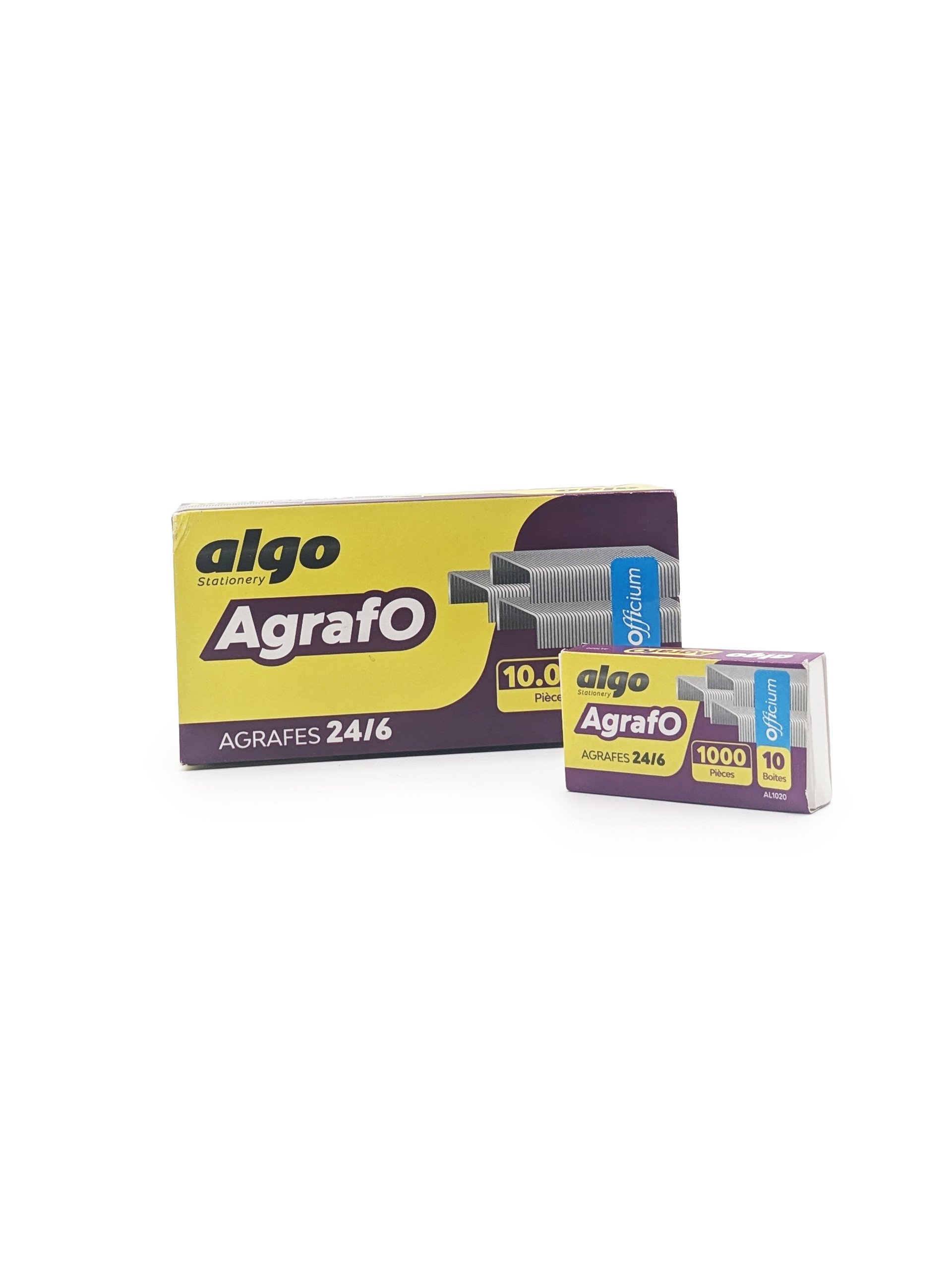 Boîte d’agrafes Algo Agrafo 24/6 – 10 000 pièces