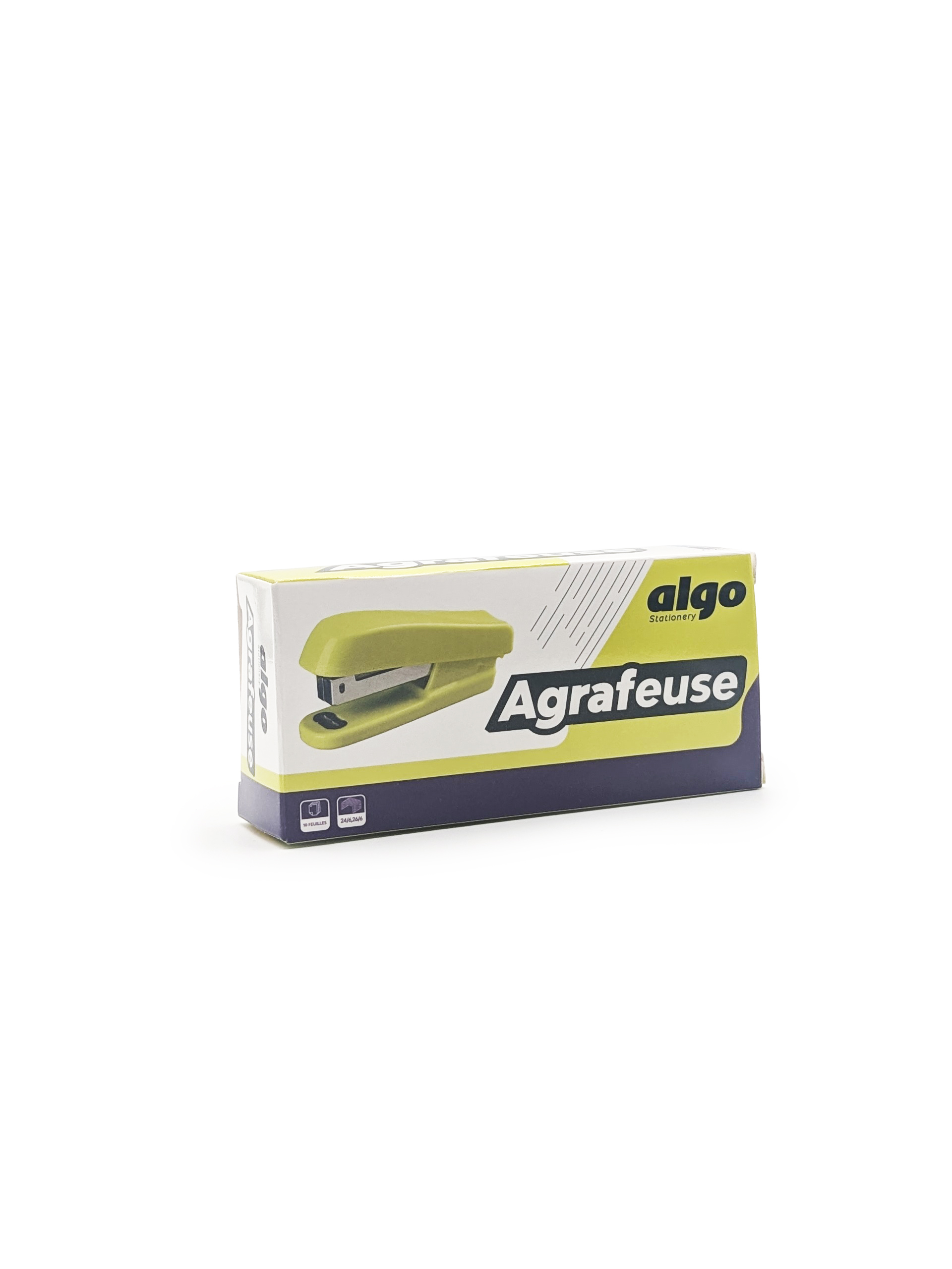 Agrafeuse de bureau Algo verte – format mini