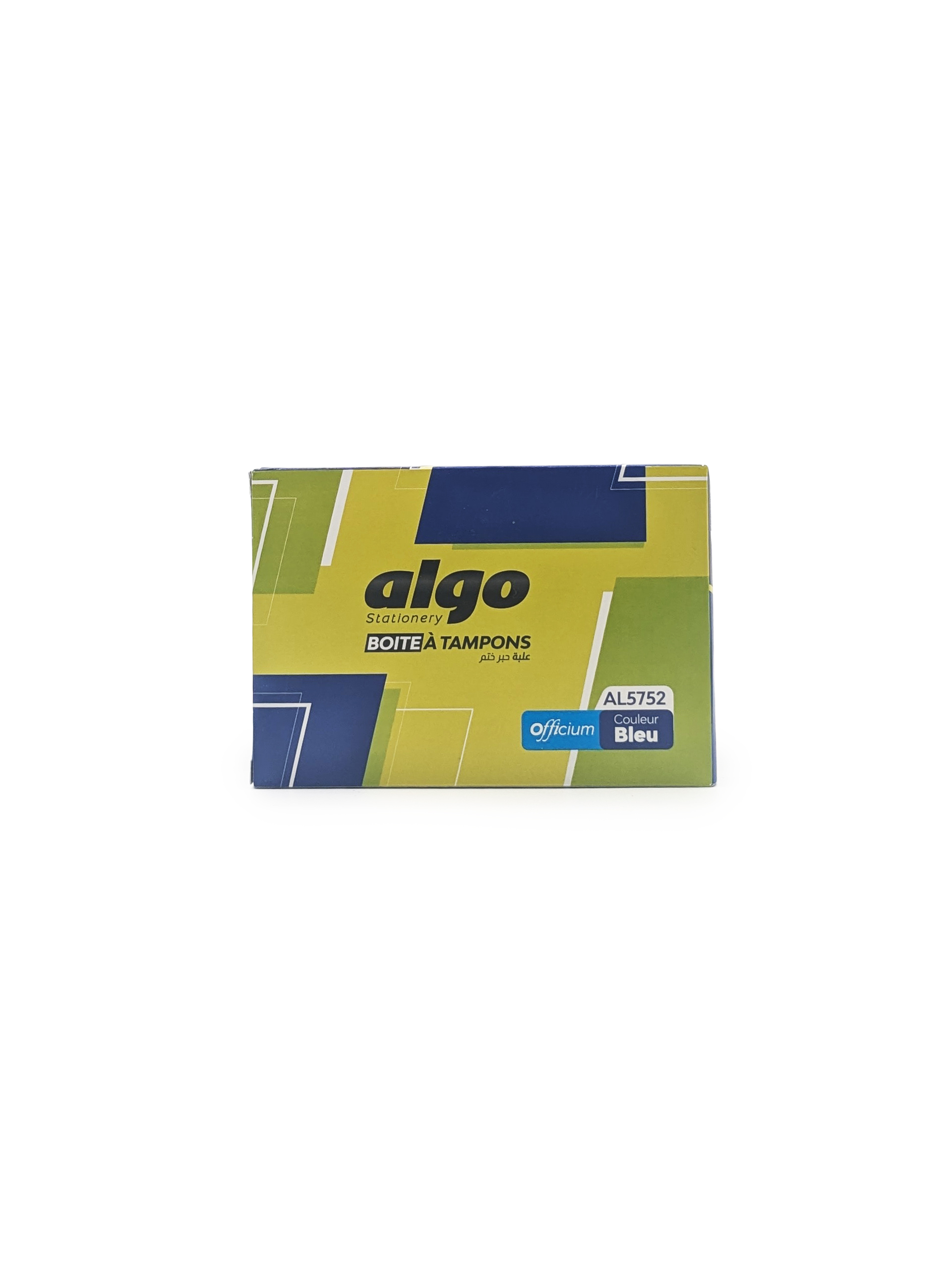 Boîte à tampons Algo Officium – couleur bleue - grand format