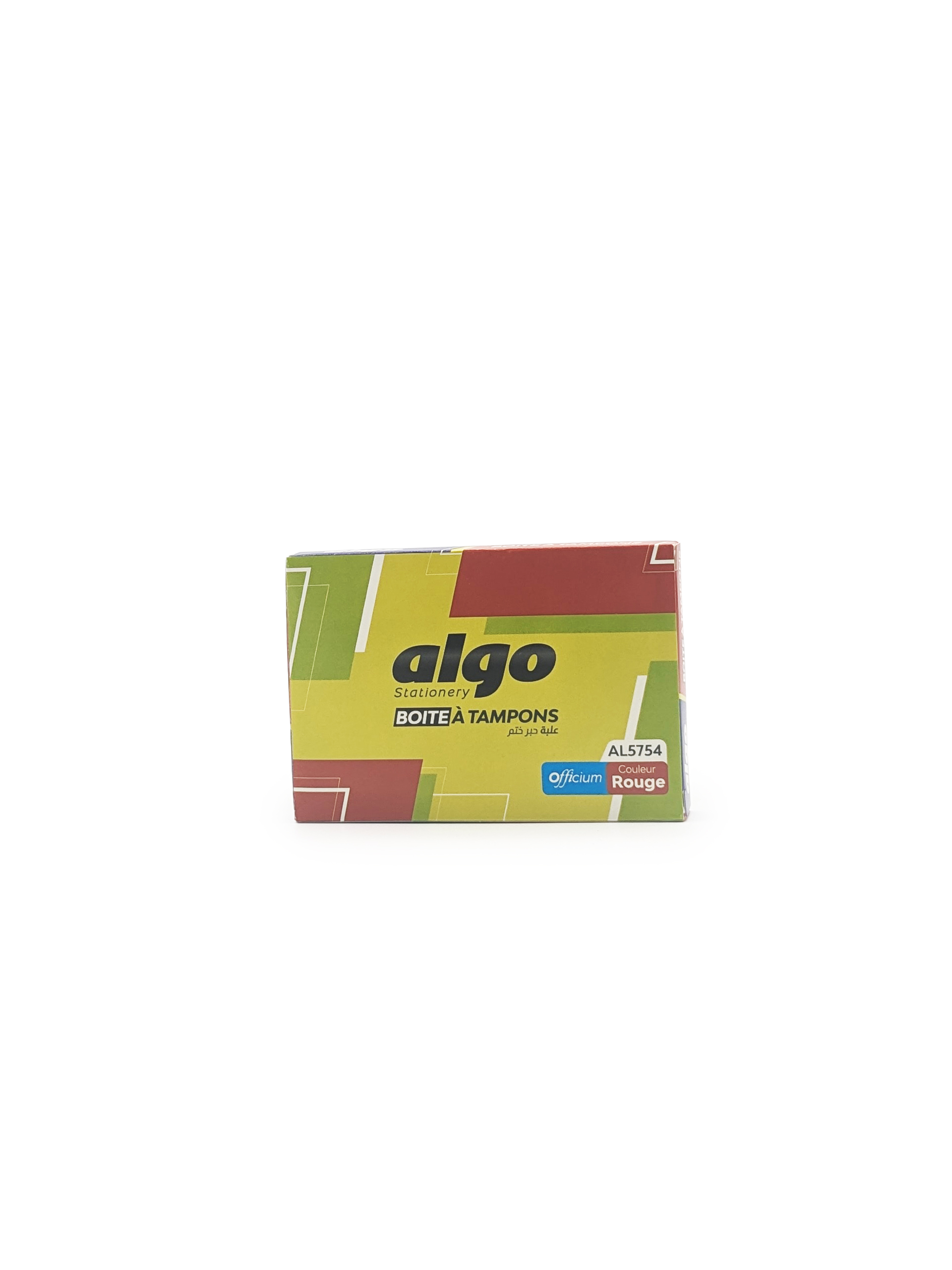 Boîte à tampons Algo Officium – couleur rouge petit format
