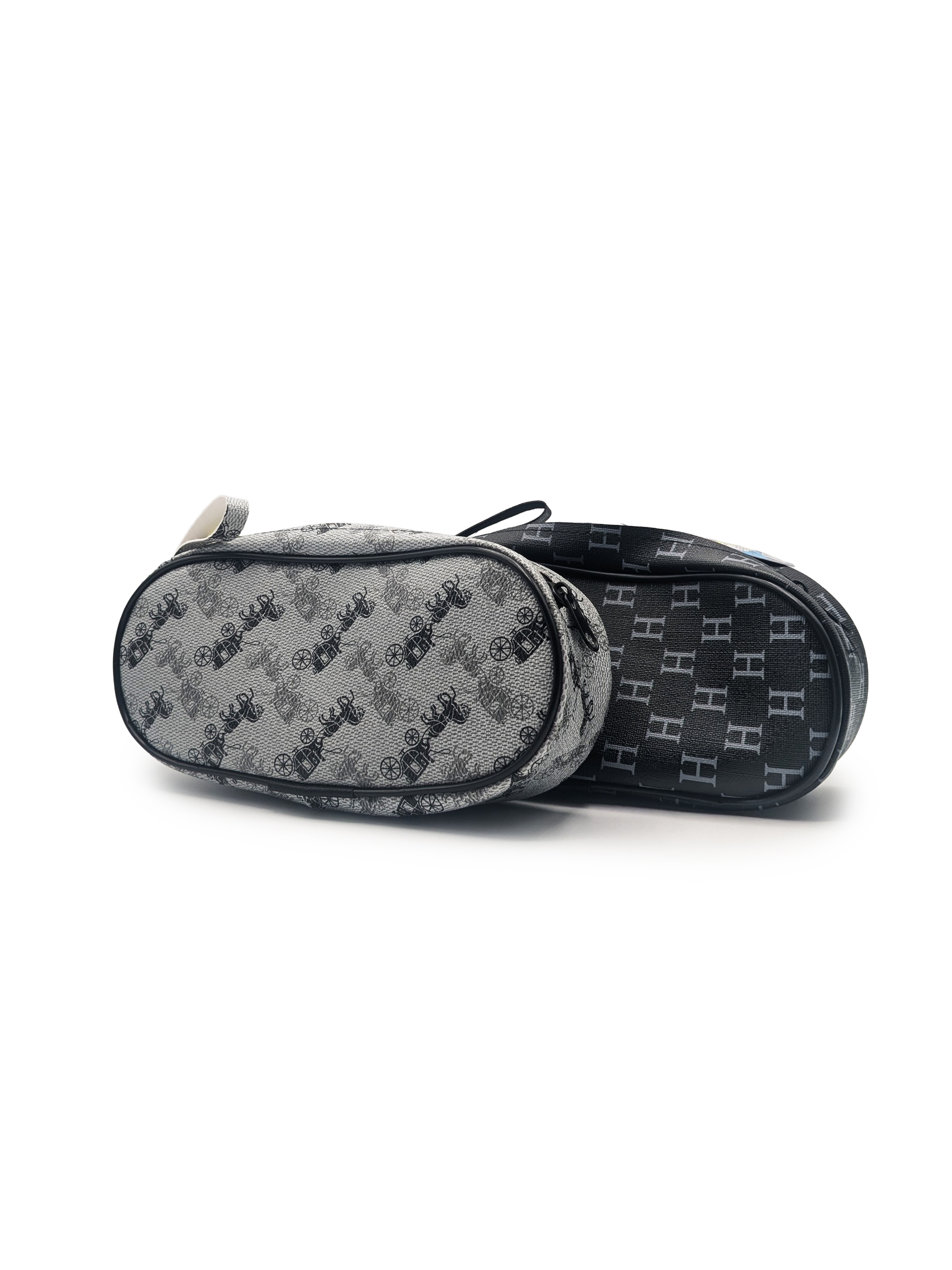 Trousse Locale rectangulaire Algo motif voiture – gris 