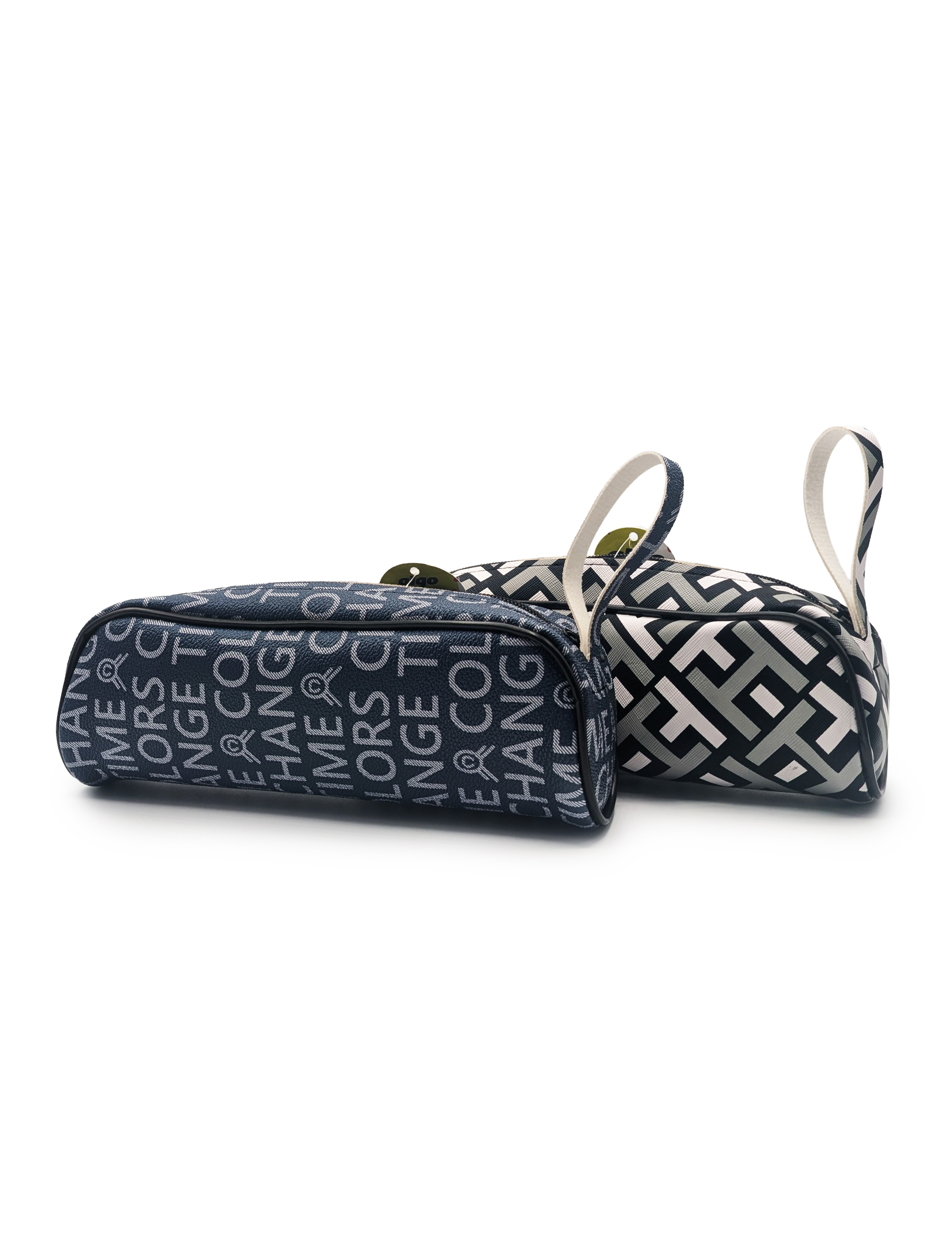 Trousse Locale rectangulaire Algo motif graphique – bleu