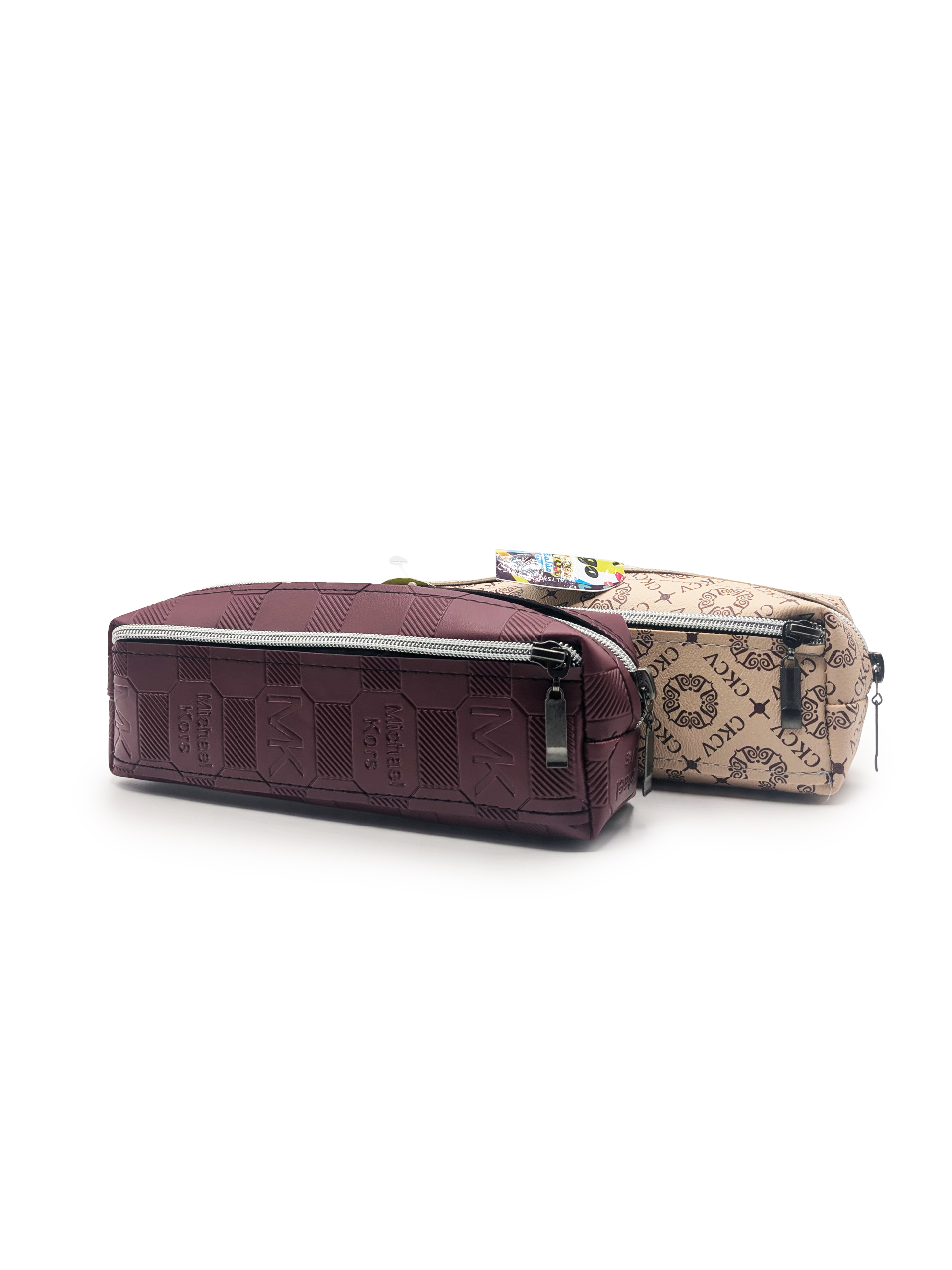 Trousse Locale rectangulaire Algo motif MK – bordeaux