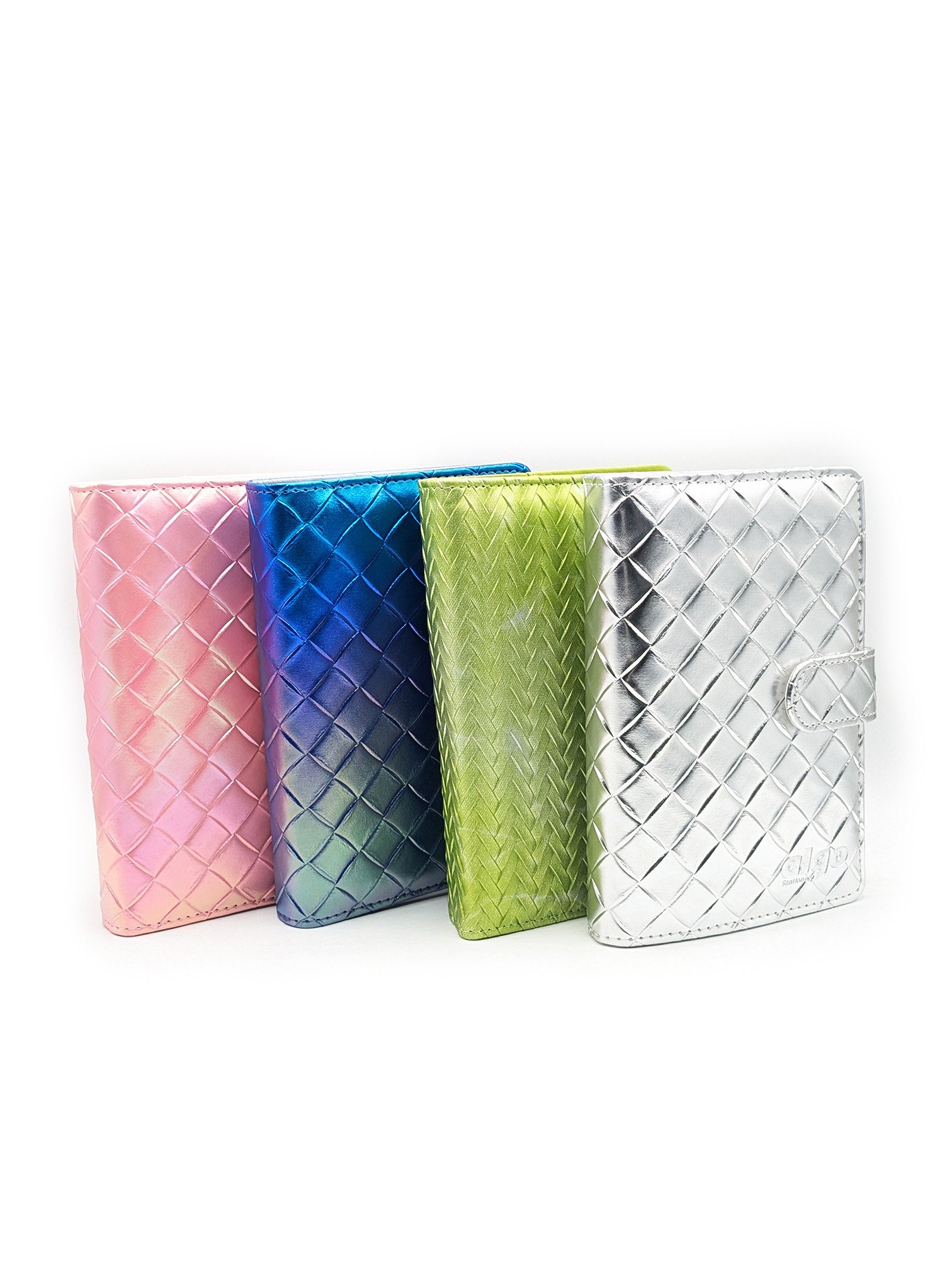 Budget planner pastel à pochettes zippées – format A6