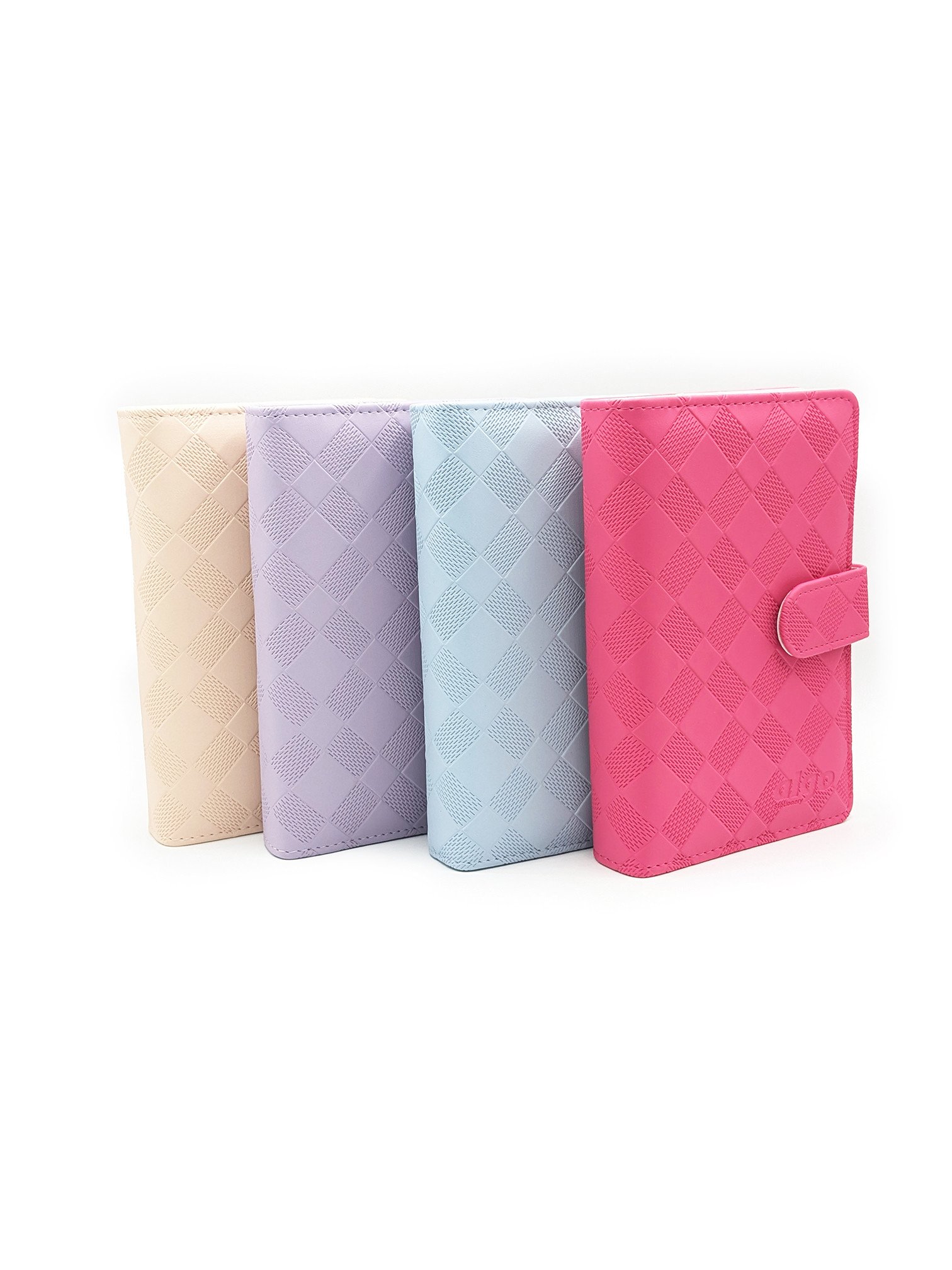 Budget planner effet tressé pastel – format A6