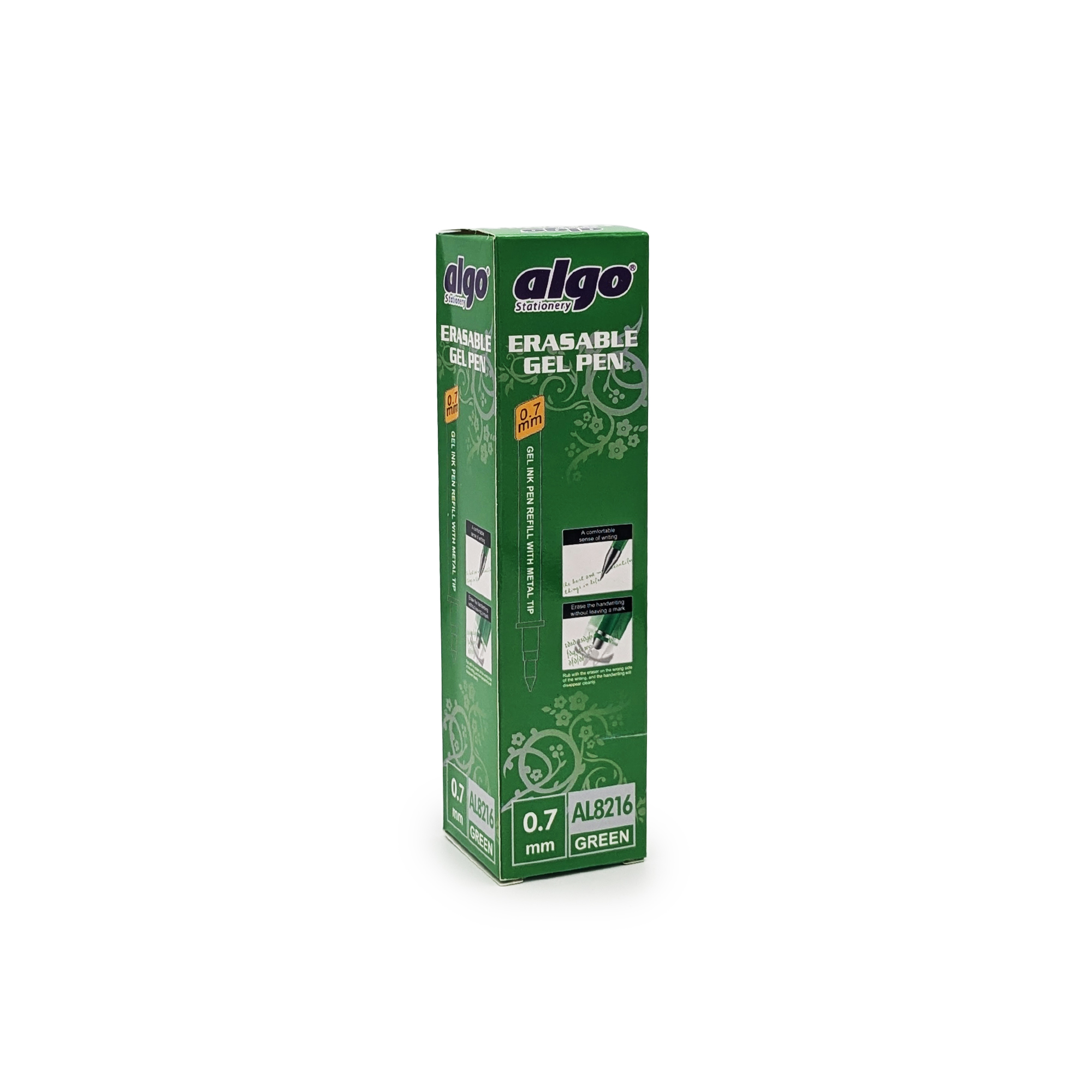 Recharge Stylo gel effaçable Algo vert 0,7 mm