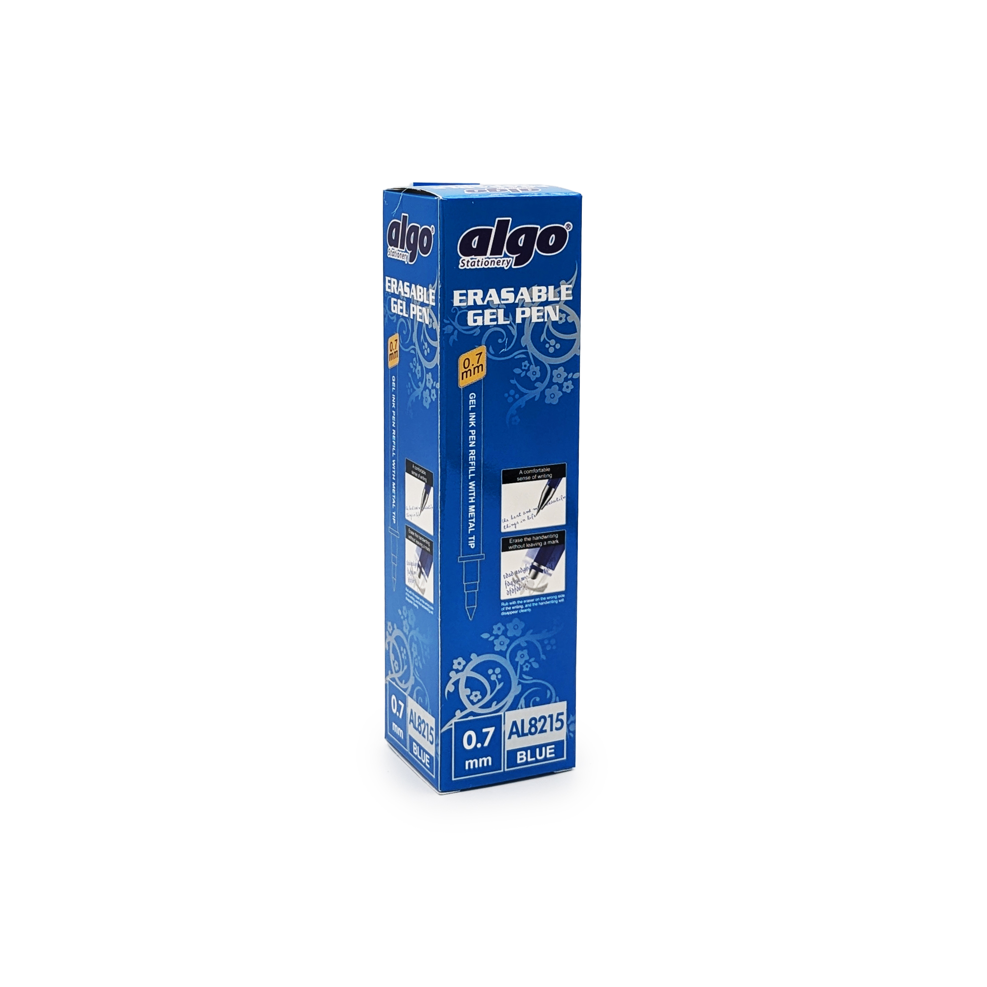 Recharge Stylo gel effaçable Algo bleu 0,7 mm