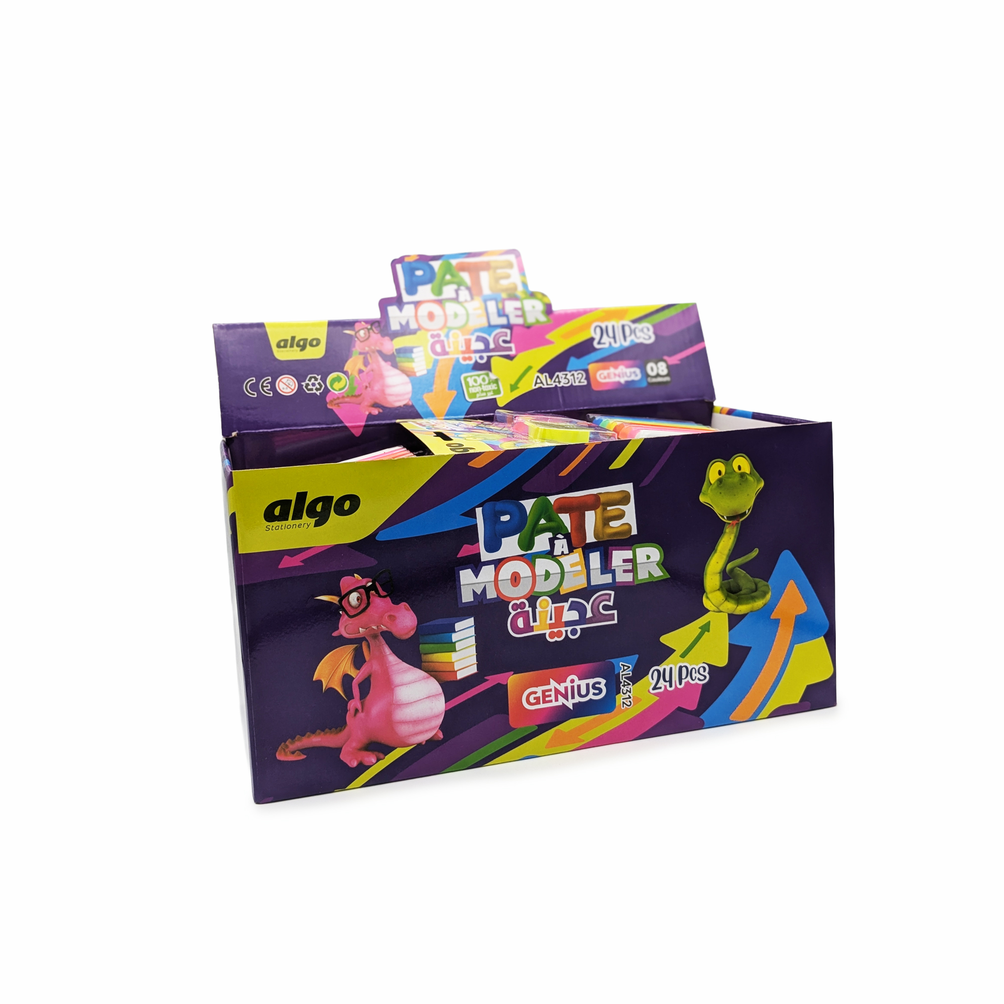 Pâte à modeler 8 Couleurs