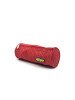 Trousse ronde Algo effet tressé – couleurs assorties